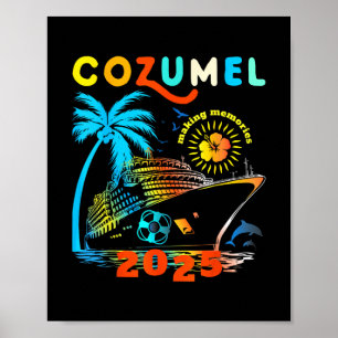 Cozumel Kreuzfahrt 2025 Mexiko Cozumel Familie Poster