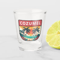 Cozumel Mexico Retro Emblem