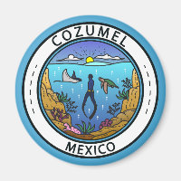 Cozumel Mexico Scuba Abzeichen