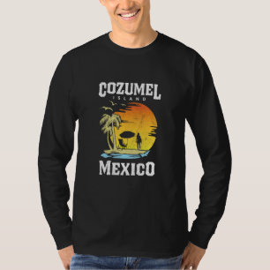 Cozumel Mexico Strände Retro Cool Abgenutzt Grafik T-Shirt