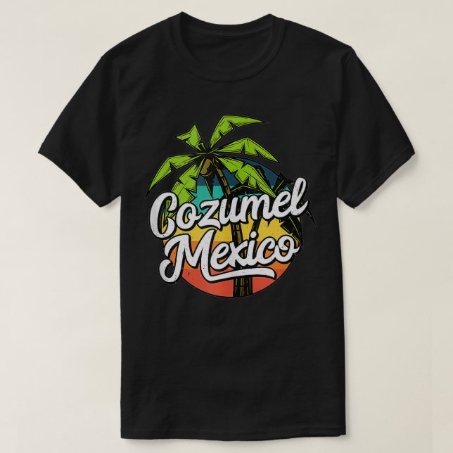 Cozumel Mexico Vacation T-Shirt (Design vorne)
