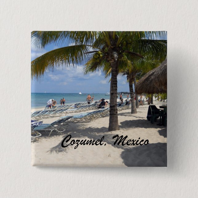 Cozumel, Mexiko Button (Vorderseite)
