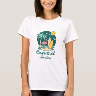 Cozumel Mexiko Souvenir Urlaub Reise Männer Frauen T-Shirt