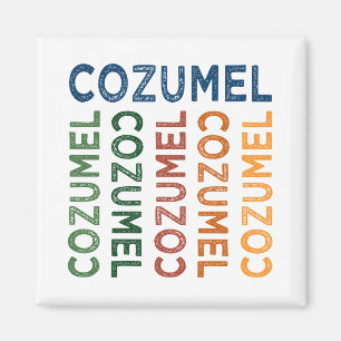 Cozumel-niedliches buntes magnet
