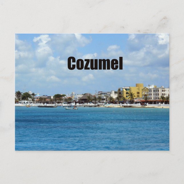 Cozumel Postkarte (Vorderseite)