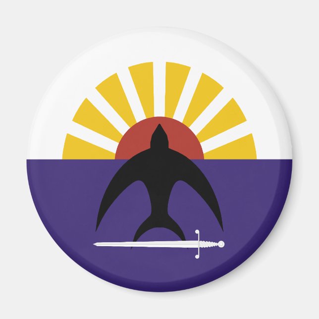 Cozumel, Quintana Roo, Mexiko-Flagge Magnet (Vorne)