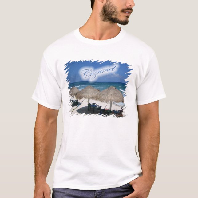 Cozumel-Strand-T - Shirt (Vorderseite)