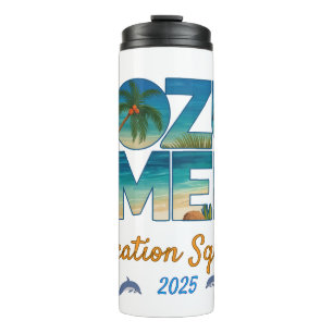Cozumel Vacation 2025 Tropical Erlebnis Thermosbecher