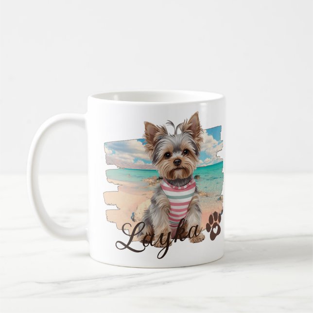 Cozy and Modern Photo and Typography Kaffeetasse (Links)