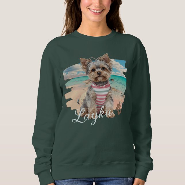 Cozy and Modern Photo and Typography Sweatshirt (Vorderseite)