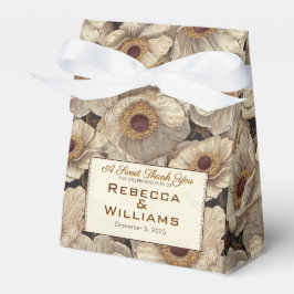 Cozy Anemones Themed Outdoor Wedding Geschenkschachtel