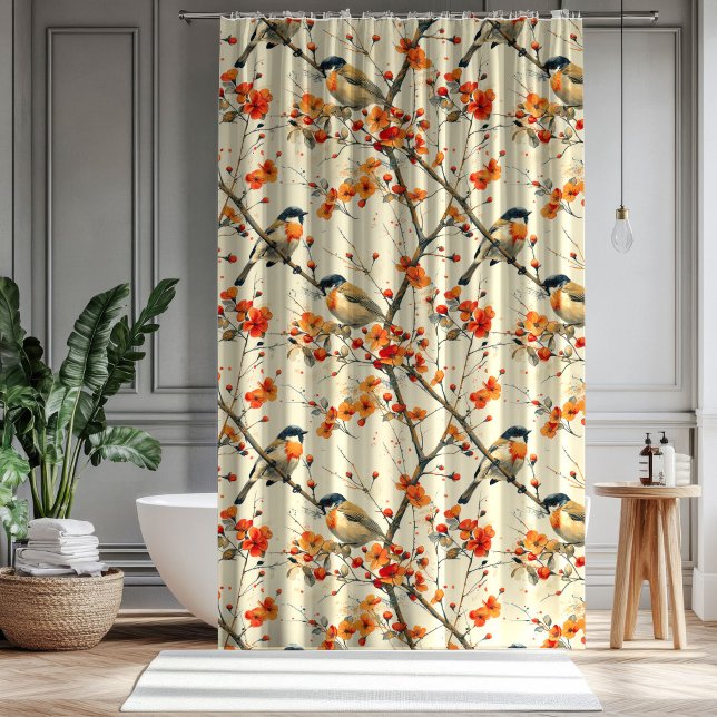 Cozy Autumn Curtain Best Gift for Grandma Grandpa Duschvorhang (Cozy Autumn Curtain Best Gift for Grandma & Grandpa)
