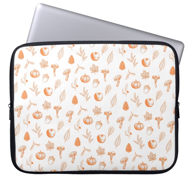 Cozy Autumn Pattern Laptopschutzhülle (Vorderseite)