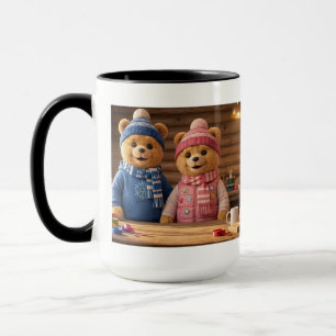 Cozy-Bär-Paar Tasse   Die Frosty Familie