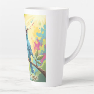 Cozy Bird Coffee Latte Mug  Milchtasse