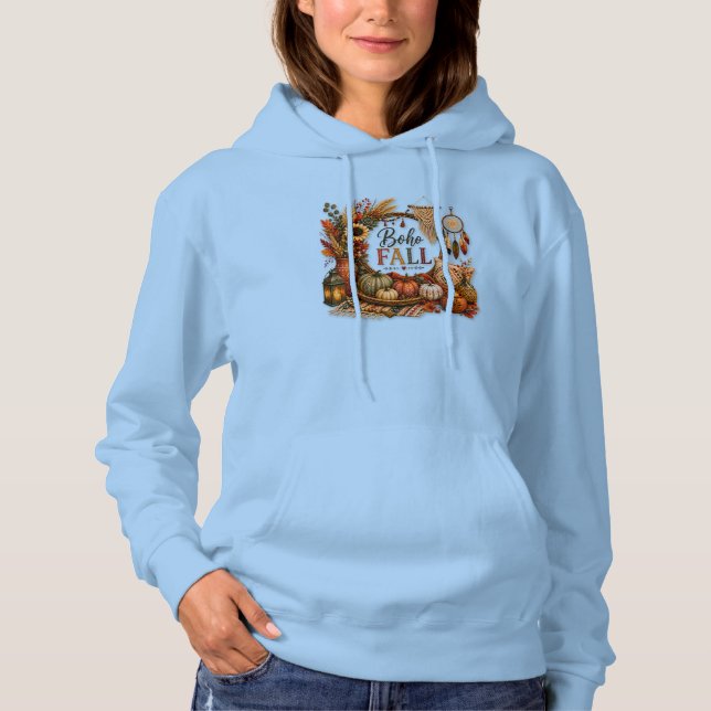  Cozy Boho Fall / Bohemio Acogedor Hoodie (Vorderseite)