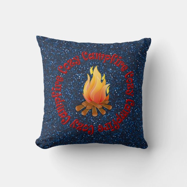 COZY CAMPFIRE PILLOW KISSEN (Vorderseite)