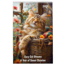 Cozy Cat Dreams – A Year of Sweet Slumber