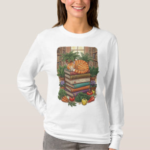 Cozy Cat & Frische Ernte, Weltvegetariertag T-Shirt