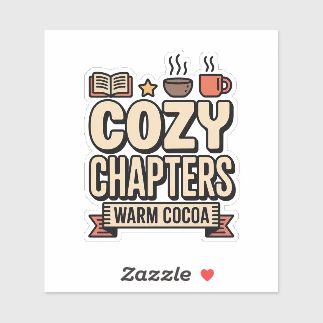 Cozy Chapters Warm Cocoa Holiday Aufkleber (Blatt)