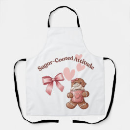 Cozy Christmas Gingerbread Coquette Sweet Schürze