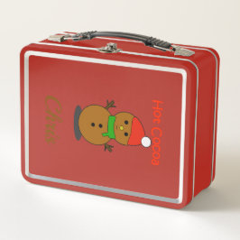 Cozy Christmas Mug – Hot Cocoa Holiday Gift  Metall Brotdose