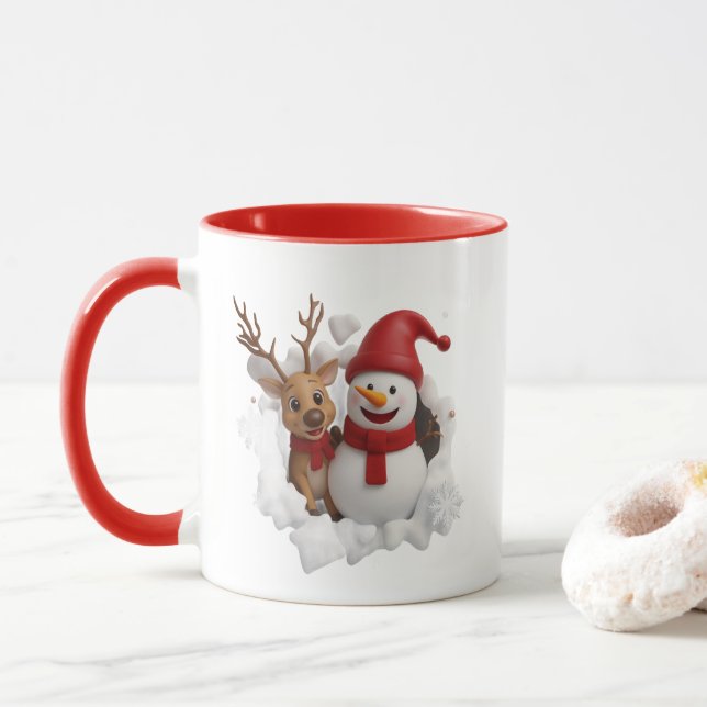 Cozy Christmas Mug Tasse (Mit Donut)