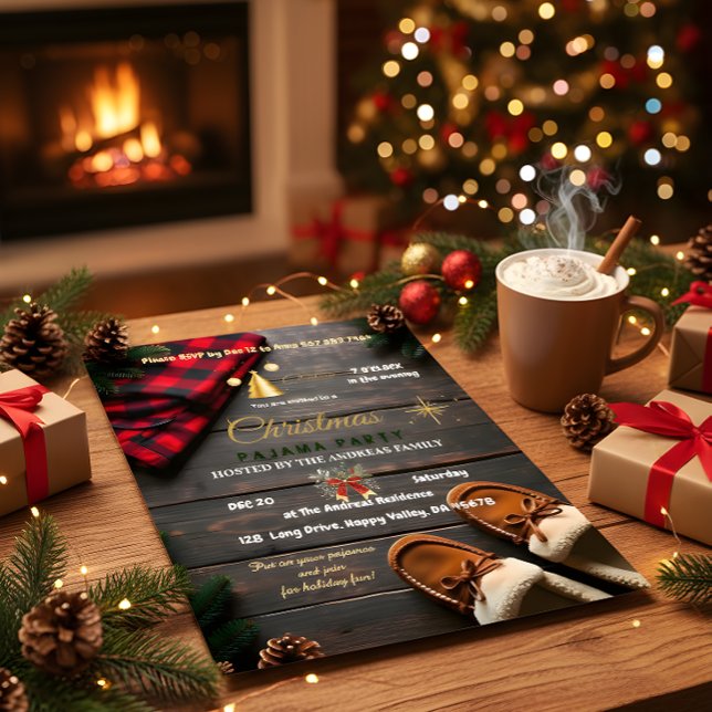 COZY CHRISTMAS PAJAMA JAM EINLADUNG (Von Creator hochgeladen)