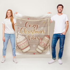 Cozy Christmas Vibes Decorative Pillow Fleecedecke
