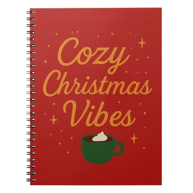 Cozy Christmas Vibes Notizblock (Vorderseite)