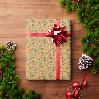Cozy Christmas Wrapping Paper  Geschenkpapier