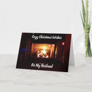 COZY CHRISTMAS WÜNSCHT SICH NACH MEINEM "HUSBAND" FEIERTAGSKARTE