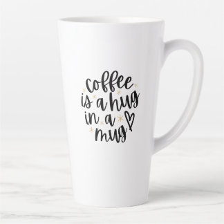 Cozy Coffee Quote Latte Mug Milchtasse