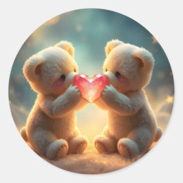 Cozy Companions - Runder Aufkleber