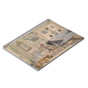 Cozy Corner (von Carl Larsson) Notizblock
