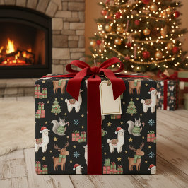 Cozy Critters Christmas Wrapping Paper Geschenkpapier