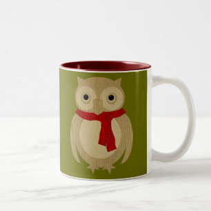 Cozy Eulen-Tasse Zweifarbige Tasse