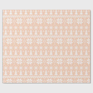 Cozy Fair Isle Geschenkpapier