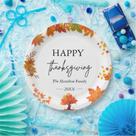 Cozy Fall Thanksgiving Dinner Party Pappteller