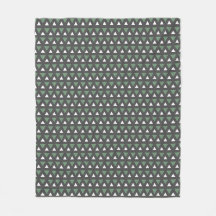 Cozy Fleece Blanket Modern Geometric Pattern