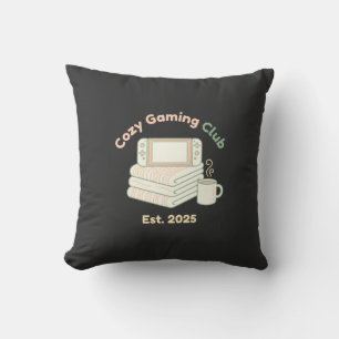 Cozy Gaming Club Kissen   Gegr. 2025 Süße Gamerin