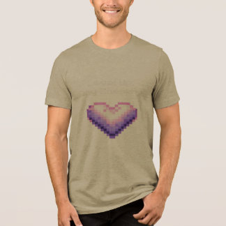 Cozy Gaming Self Care Pixel Heart Tri-Blend Shirt