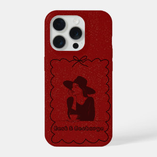 Cozy Girl Trinkt Kaffee iPhone-Hülle iPhone 15 Pro Hülle