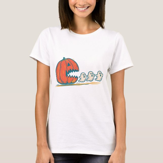 Cozy Halloween png T-Shirt (Vorderseite)
