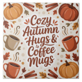 Cozy Hugs and Coffee Autumn Boho Fliese