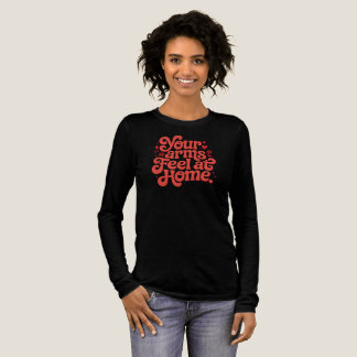 Cozy In Your Arms Cute Romantic Typography Gift  Tri-Blend Shirt