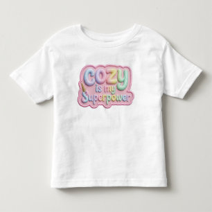 Cozy Is My Superpower Kinder-T-Shirt Kleinkind T-shirt