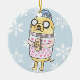 Cozy Jake Dog Keramik Ornament