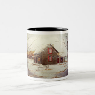 Cozy Kabinen-Kaffee-Tasse Zweifarbige Tasse