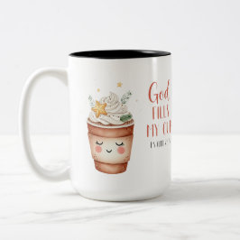 Cozy Kawaii Christmas Zweifarbige Tasse
